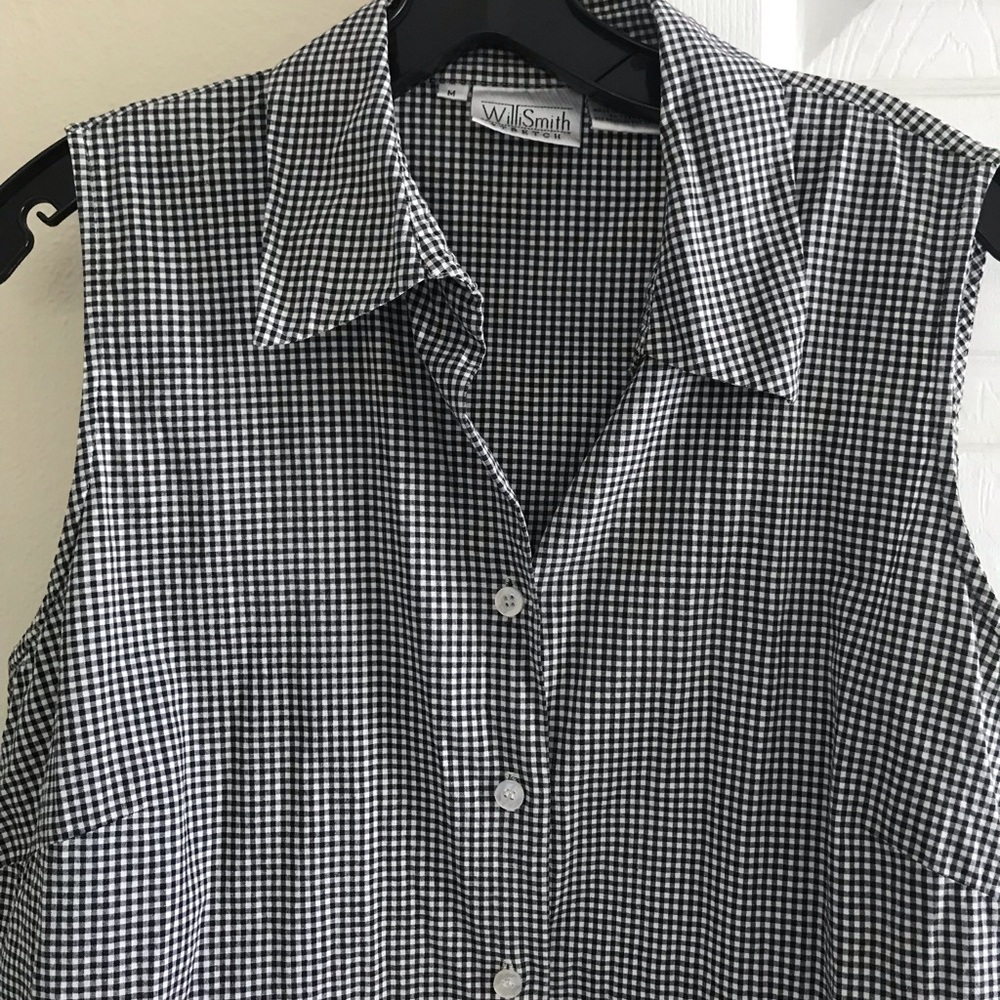 Gingham blouse